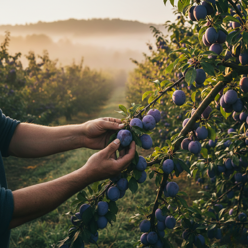 [Berba šljiva za Iskra rakiju]